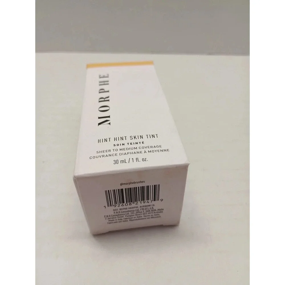 Morphe 2 Hint Hint Skin Tint Sheer to Medium Coverage Hint of Pecan 1 oz NIB
